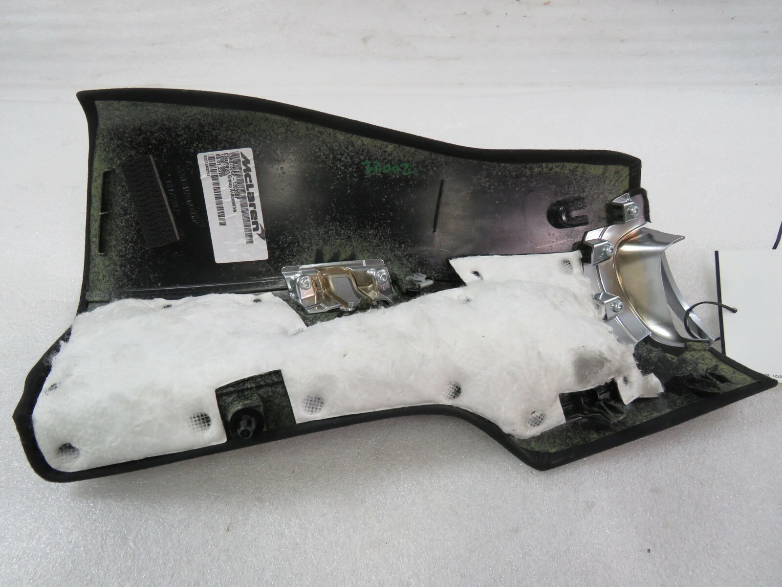 McLaren 600LT, LH, Left, B-Pillar Trim Panel, Used, P/N 13N0732CP