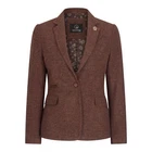 Women's Suit Tweed Herringbone Wool Brown TruClothing