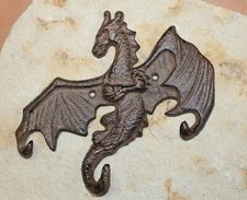 DRAGON Wall Hook, Kids Room  Wall Decor, Dragon Decor, Christmas Gift N-23A