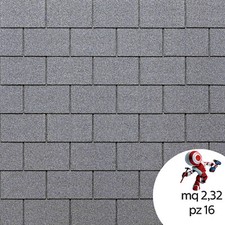 Tegola Canadese Eco-Roof Rettangolare Ardesia 2,32Mq Tegole Canadesi Originali