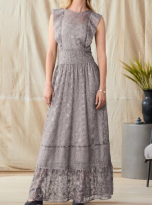 NWT Sundance Catalog Long Sleeveless “Faythe Dress Petite Size PM $268 