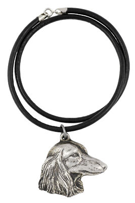 Dachshund Coarse Hair Dachshund Teckel - Necklace With Dog,Silver-Plated Pendant