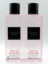 VICTORIA'S SECRET LOVE IS HEAVENLY FRAGRANCE MIST SPRAY 8.4 OZ LOT OF 2 PCS 