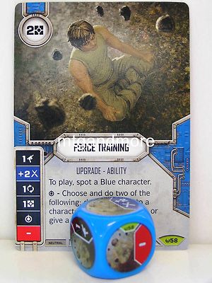Star Wars Destiny - 1x #058 Force Training + Die - Awakenings