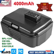 12V 4000mAh Lithium Ion Battery For Ryobi 12 VOLT CB120L CB121L BPL-1220 CD100