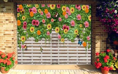 3D Schmetterling 88 Garagentor Wandbilder Wand-Aufkleber Wand Deko AJ