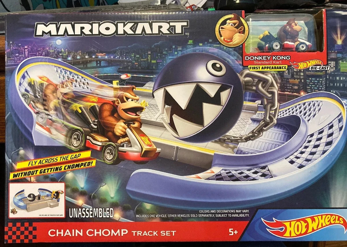 Hot Wheels Mario Kart Chain Chomp Track Set First Appearance