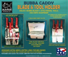 Bubba Blade Caddy - 3 Fishing Knife and Tool Holder - Marine Boat Fishing Tools 