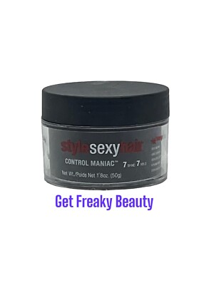 1.8 oz. Style Sexy Hair Control Maniac Wax. 50ml. NEW. FREE SHIPPING.