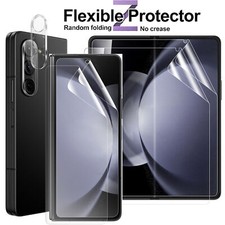 For Samsung Galaxy Z Fold7 6 5 4 Soft Full Hydrogel Screen Protector/Camera Lens