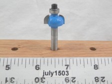(1) NEW  3/16" Radius Cove Edge Profile Carbide Tipped Router Bit Classical w2
