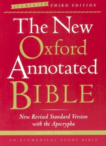 The New Oxford Annotated Bible with Apocrypha by Coogan