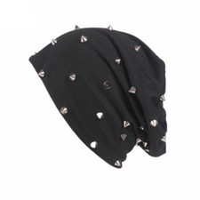 Muslim Rivet Turban Headwrap Bonnet Beanie Cap Unisex Hip Hop Fashion Hat Women