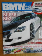 BMW Car Oct 2006 8 Series, M Coupe, M5 V10