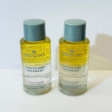 2 X Origins Checks And Balances Milky Oil Cleanser  Makeup Melter 1 Oz Each