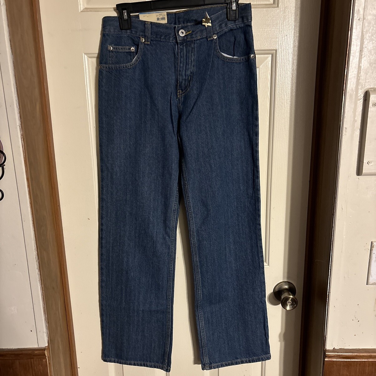 Faded Glory Bootcut Women's Size 16R Dark Wash Blue Denim Jeans Adjustable  Waist