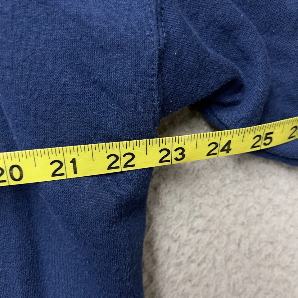 Sudadera God Bless America Para Hombre L Azul MC Deportes Cuello Redondo Pullover De Colección Foto 3 de 4