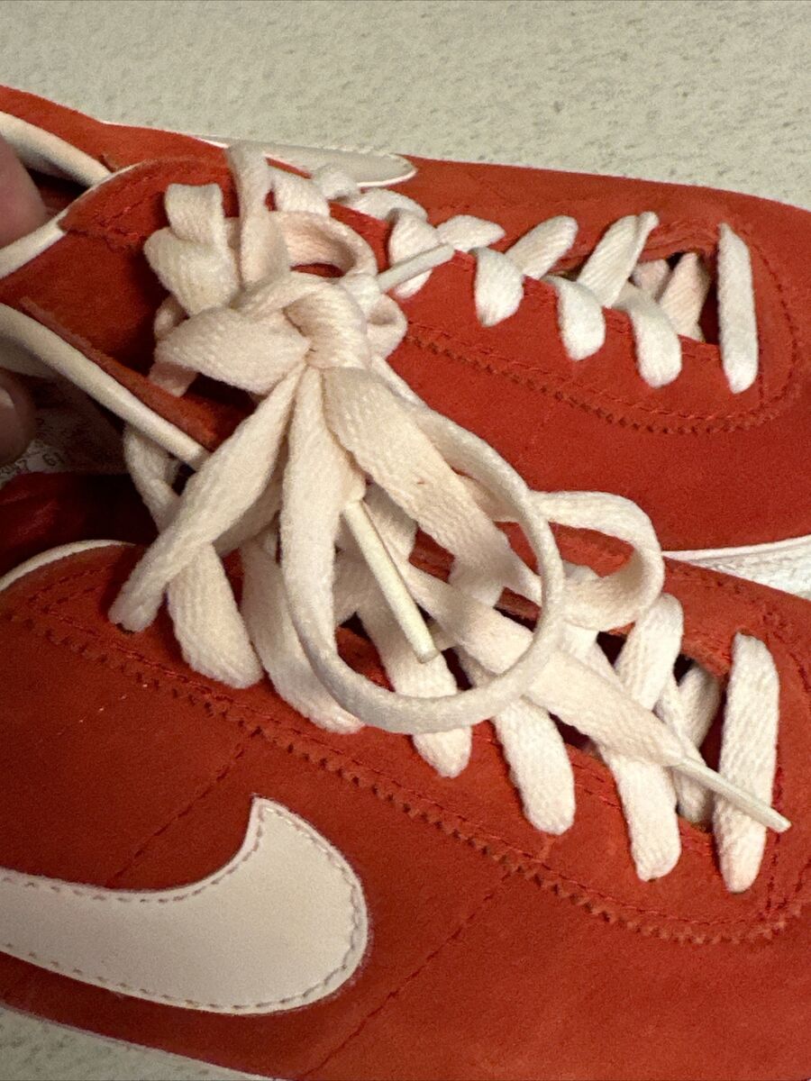 1994 Nike Bruin Suede Vintage Red White Sneaker without box 1994 Nike Bruin Suede Vintage Red White Sneaker without box