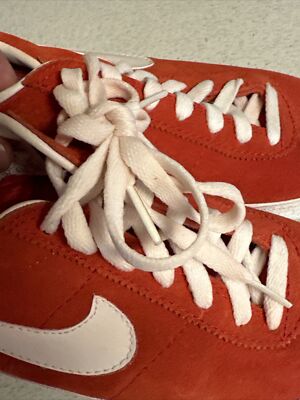 1994 Nike Bruin Suede Vintage Red White Sneaker without box 1994 Nike Bruin Suede Vintage Red White Sneaker without box