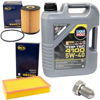 MotoröL Filter Set 5W40 5Liter + ÖLablassschraube FüR VW Multivan Transporter