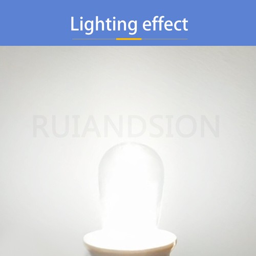 E17 Filament 2 LED Bulb Chandelier Light Fireplace Light White 110-130V/220-240V - Picture 11 of 11