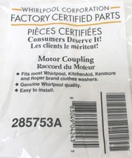 NEW OEM Whirlpool 285753A Direct Drive Washer Motor Coupling Kit