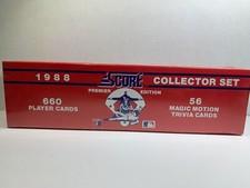1988 Score 660 Collector Set Premier Edition Baseball Trading Cards