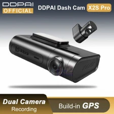 DDPai X2S Pro 2K QHD 2CH Front Rear Car Dashcam 32G WiFi GPS Hardwire Camera DVR