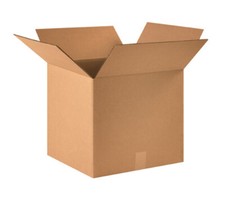 UOFFICE Flat Corrugated Boxes 12 x 9 x 4" Count 25 Box Cartons
