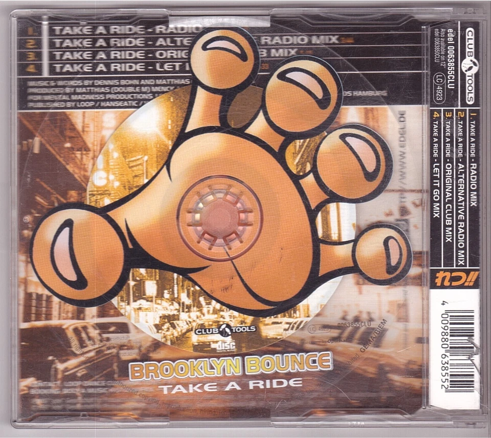 Brooklyn Bounce - Take A Ride (Maxi-CD 1997) - Bild 2 von 2