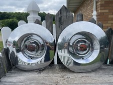 2 1953 Cadillac Sombrero Hubcaps Hot Street Rat Rod Customkustom