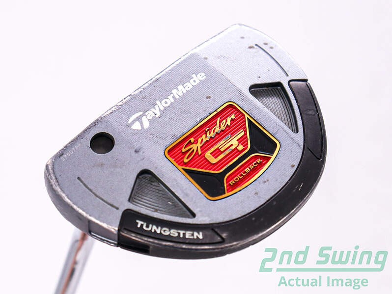 TaylorMade Spider GT Rollback Left-Handed Putter 35in Slight Arc Steel Single Bend