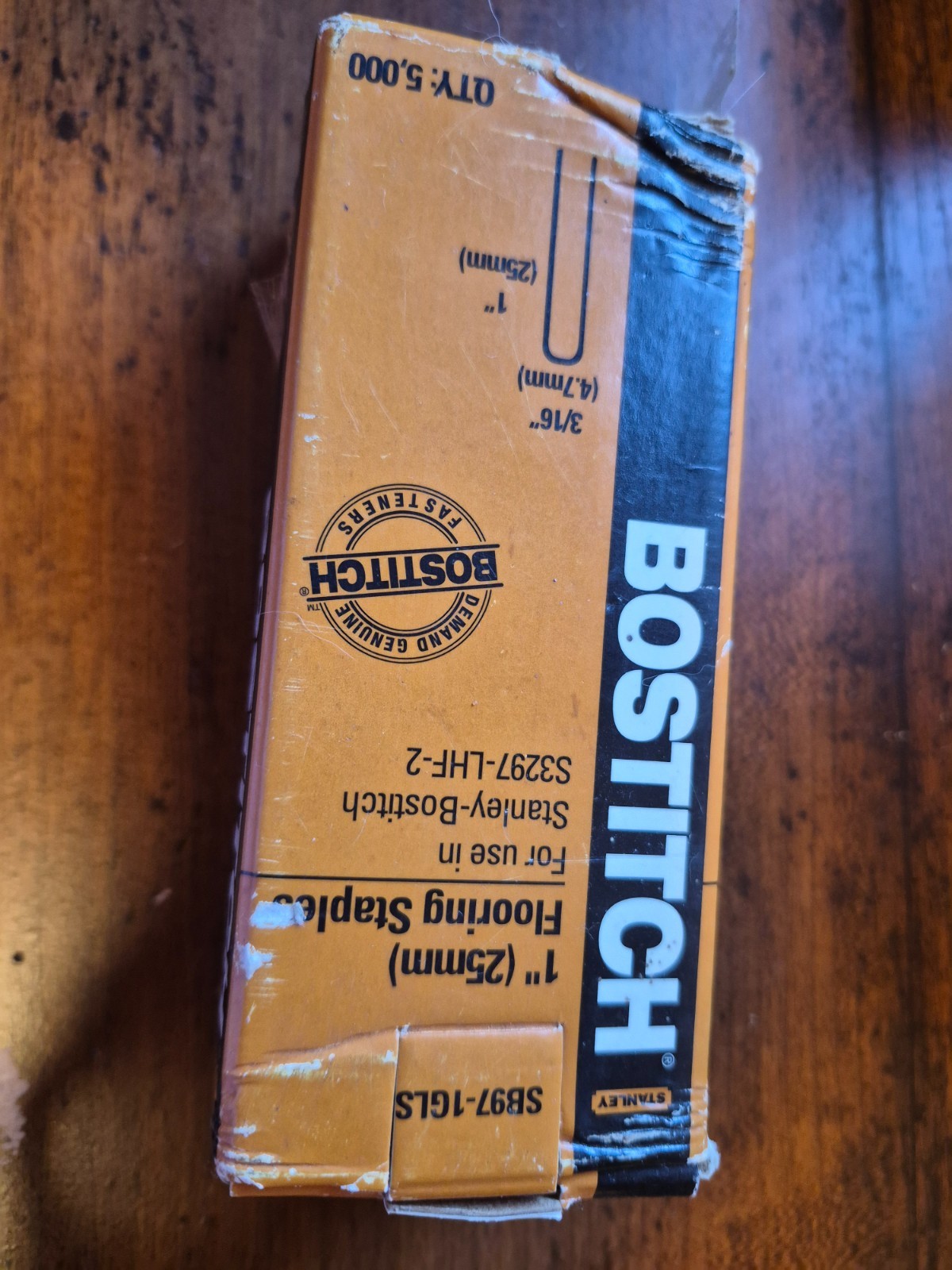 Bostitch 1 In. Staples Box Of 5000 Hardwood Flooring Staples