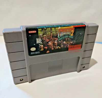 Donkey Kong Country 2 Diddy's Kong Quest (Super Nintendo, 1995) SNES Tested