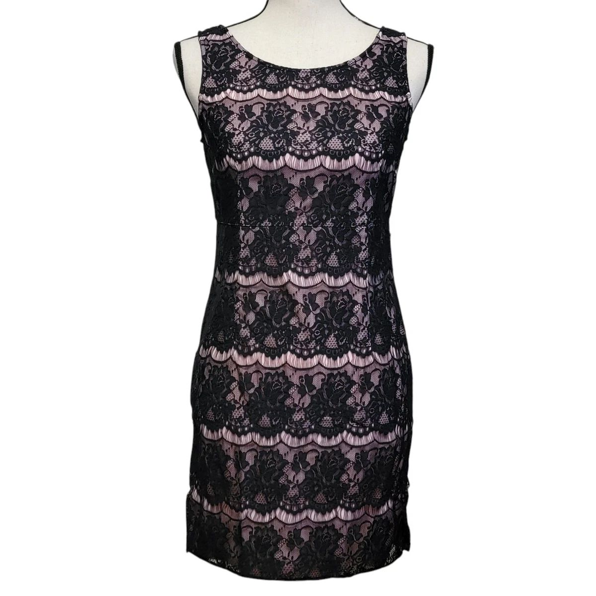 black lace top under dress Mini Lace Tunic | Black Lace main image 0