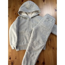 GAP Kids Soft Sherpa Lined Joggers  Full Zip Hoodie Set Size 4/5