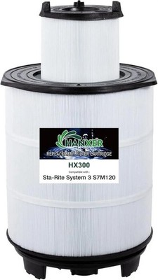 Hanxer HX300-New Pool Filter Cartridge Set  Sta-Rite System 3 S7M120 | 300 Sq.Ft