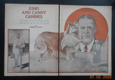 1968 Albert Payson Terhune Collie dog writer author article AD Paul Davis art