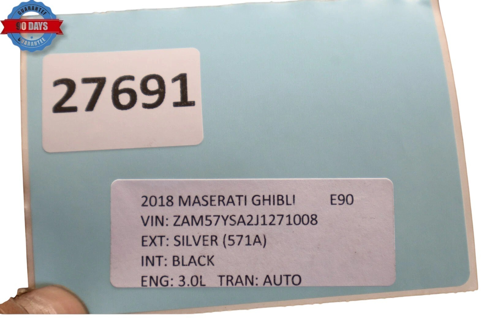 17-22 Maserati Ghibli Front Left Driver Side Seat Top Upper Cover Cushion Oem