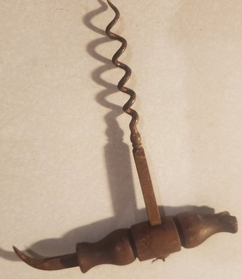 Vintage Corkscrew with Ice Pick, Some Damage - Note PHotos