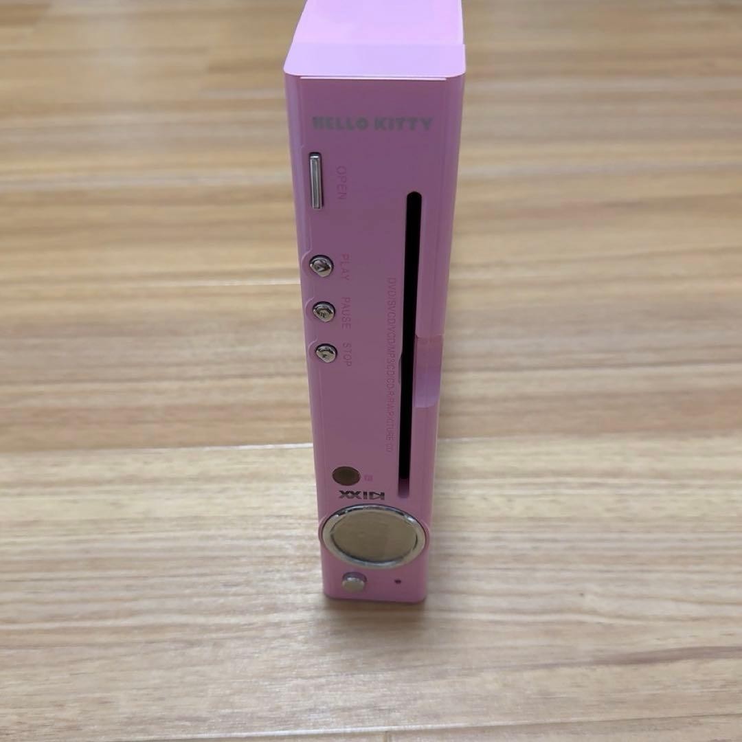 Sanrio Hello Kitty Portable DVD Player 30AVHK-DVDS Vertical Pink