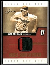 Lance Berkman 2003 Flair Sweet Swatch Patch /50 Jersey #17 Houston Astros