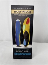 2 Pair Mabitus Sport Anti fatigue Shoe Insoles Shoehorn 3.7 x 11.2