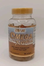 Allnue Omega Xtra Helps Reduce Cholesterol Dietary Supplement