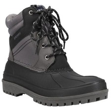 SPERRY Kids Storm Hopper Winter Boots Size 5 EU 37 Grey Black NWOB