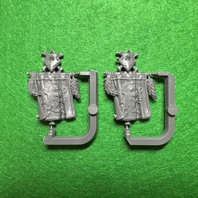 Warhammer 40k Space Wolves Wolf Standartenträger Banner 2x FLAGGENBITS MARINES  