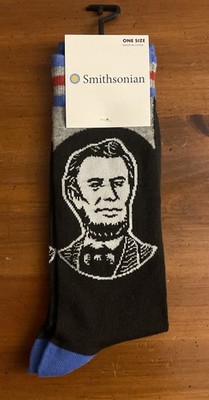 250th Anniversary of The United States Odd Sox Crew Socks Men Abraham Lincoln ￼