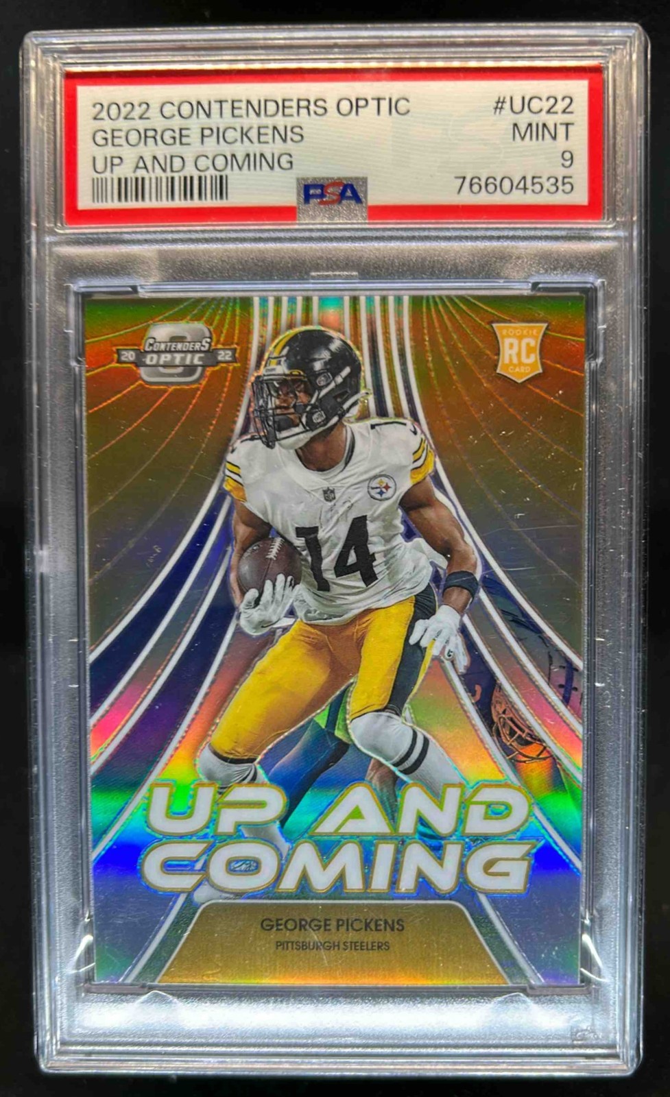 George Pickens Panini Contenders Optic Up and Coming #UC22 Base