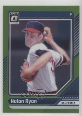 2024 Panini Donruss Optic Lime Green Prizm /149 Nolan Ryan #42 HOF 04br