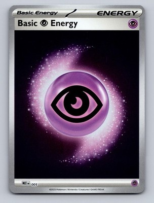 BASIC PSYCHIC ENERGY - 005 5 C MEGA EVOLUTION ENERGIES POKEMON REVERSE HOLO NM
